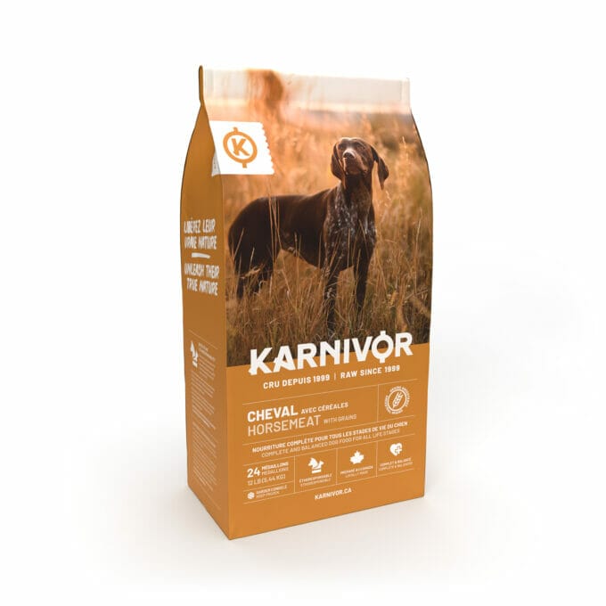 Karnivor – Formule Cheval avec céréales – 12lb