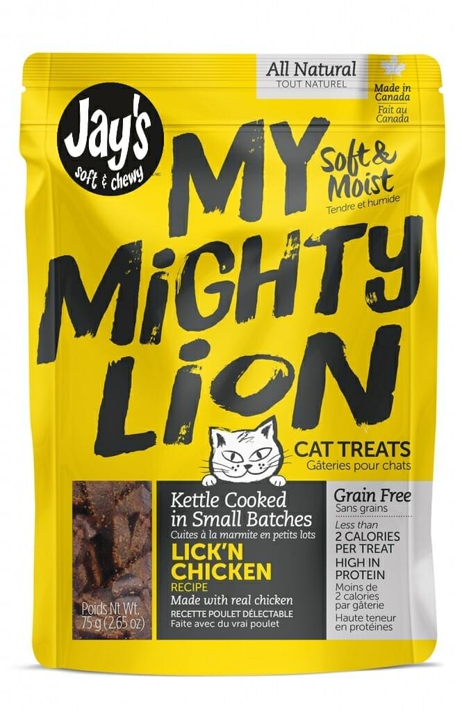 Jay's – My Mighty Lion Gâteries tendres – Poulet - 75g