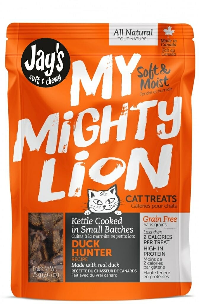 Jay's – My Mighty Lion Gâteries tendres – Canard - 75g