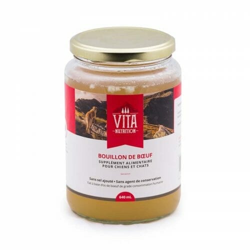 Vita Nutrition Animale – Bouillon de Boeuf – 640ml