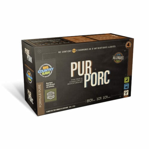 Big Country Raw – Formule Pur – Porc - 4lbs