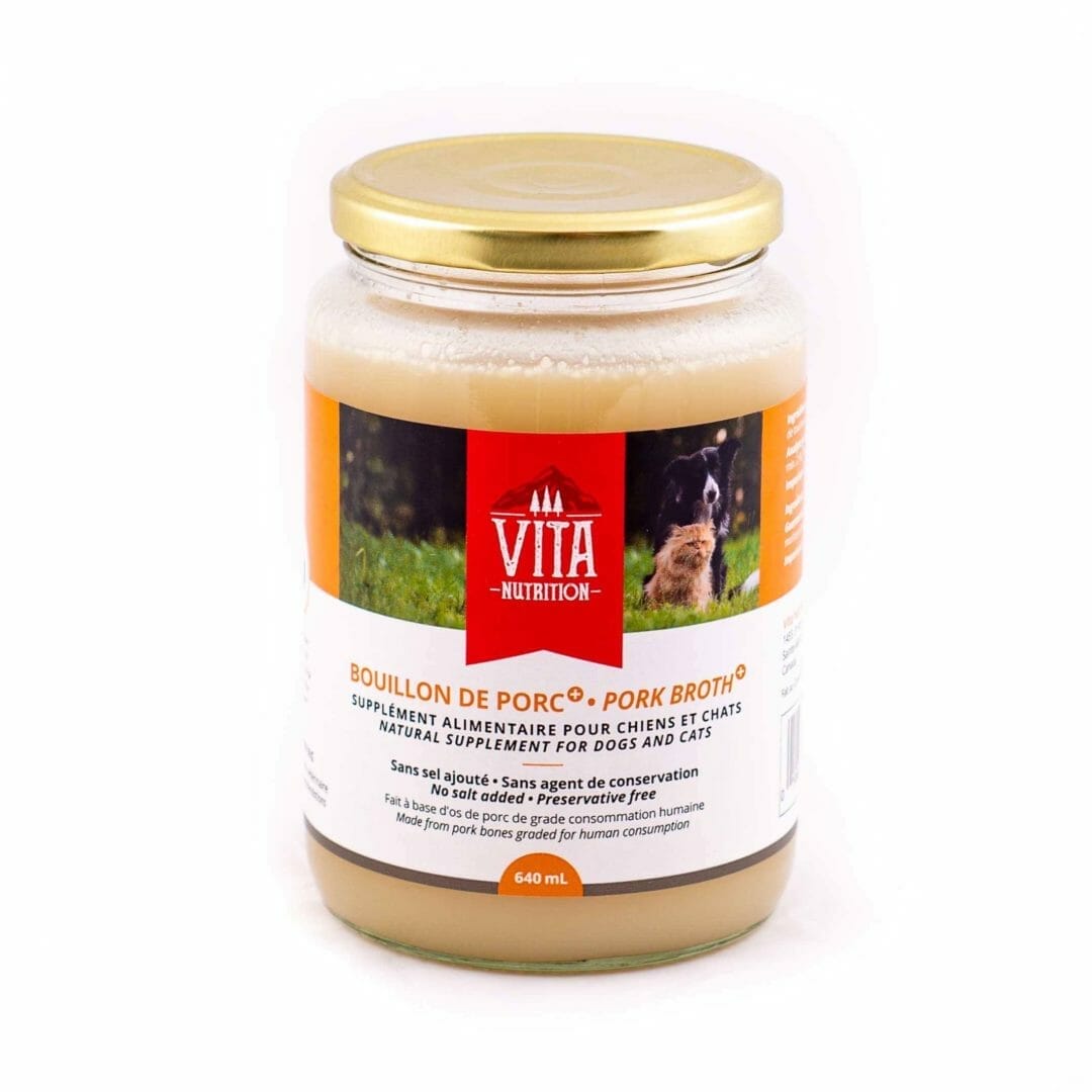 Vita Nutrition Animale – Bouillon de Porc – 640ml