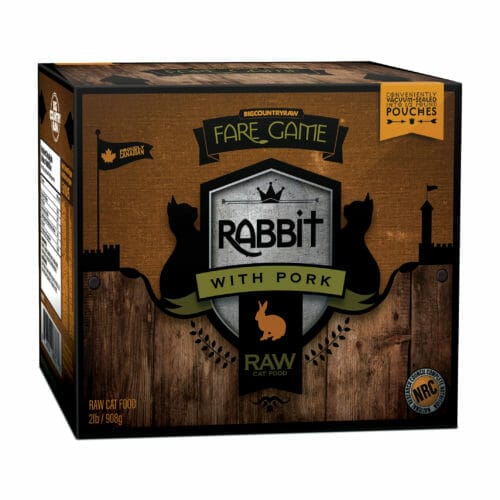 Big Country Raw – Fare Game - Chat – Lapin et Porc - 2lbs