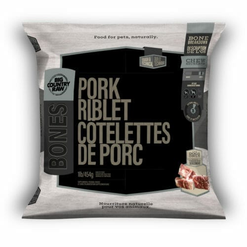 Big Country Raw – Bones – Cotelettes de Porc - 2lbs