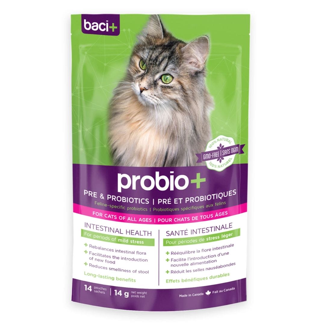 Baci + – probio+ Pré et probiotiques prévention et maintien pour chats