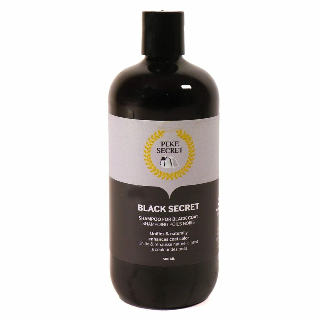 Peke Secret – BLACK Secret Shampoing poils noirs – unifie & rehausse la couleur