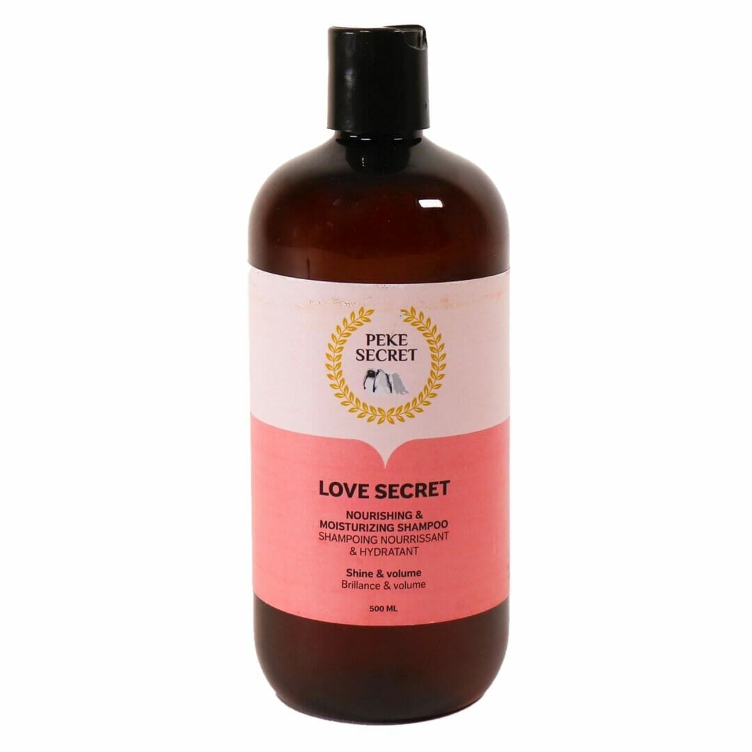Peke Secret – LOVE Secret Shampoing nourrissant et hydratant – Brillance & volume