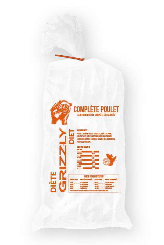 Grizzly Diète – Originale poulet – 25lb