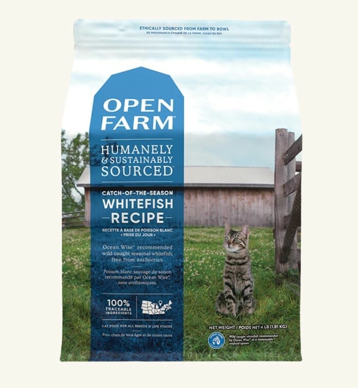 Open Farm – Recette poisson blanc – Sans grains