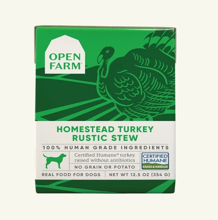 Open Farm – Ragoût rustique à la dinde – 354g