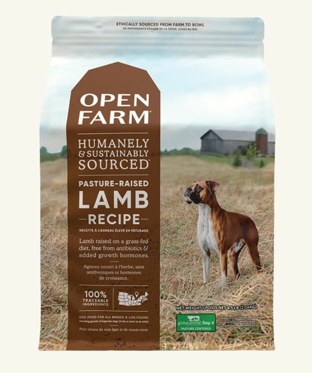 Open Farm – Recette à l'agneau – Sans grains