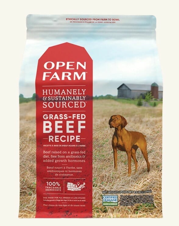 Open Farm – Recette au boeuf – Sans grains