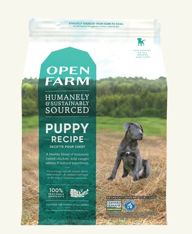 Open Farm – Recette pour chiot – Sans grains