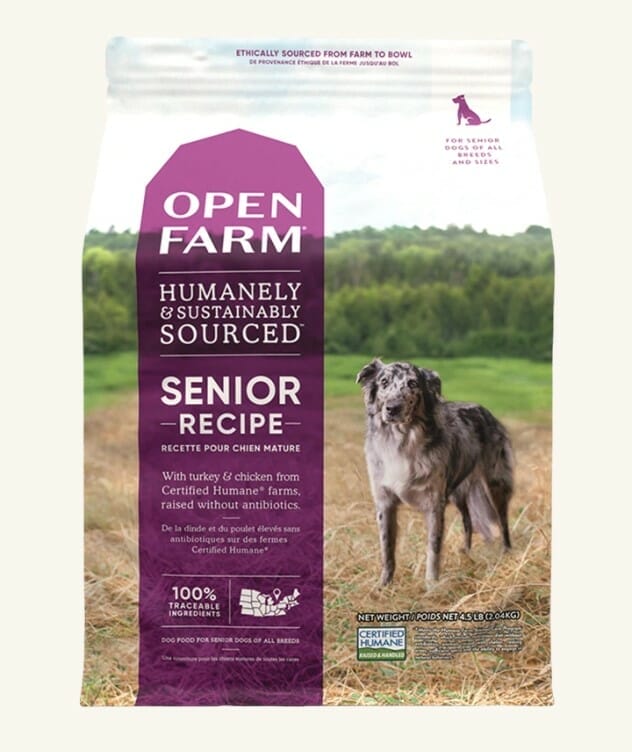 Open Farm – Recette pour chien senior – Sans grains