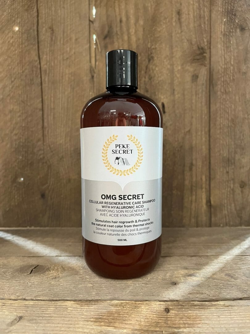 Peke Secret – OMG Secret Shampoing soin régénérateur – à base d’acide Hyaluronique