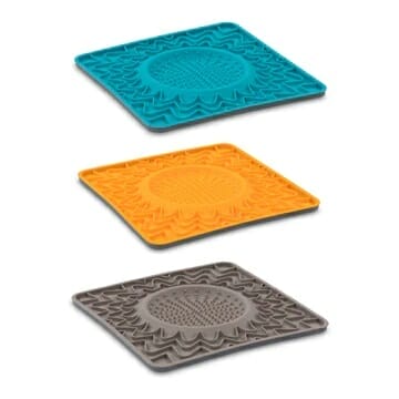 Messy Mutts – Tapis interactif en silicone à lécher – 2 surfaces